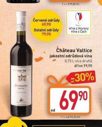 Château Valtice jakostní odrůdová vína