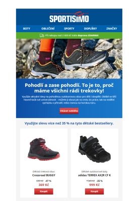 akční leták Sportisimo 27.10.2020-1.11.2020