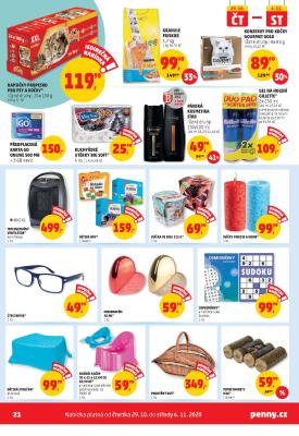akční leták Penny Market 29.10.2020-4.11.2020