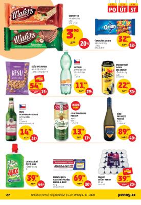 akční leták Penny Market 29.10.2020-4.11.2020