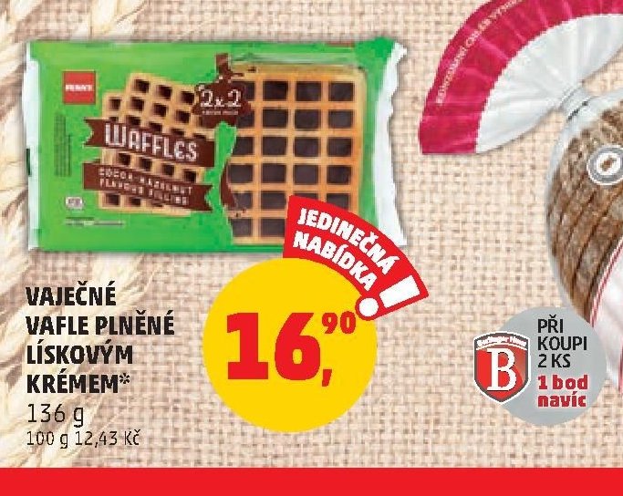 VAJEČNÉ VAFLE PLNĚNÉ LÍSKOVÝM KRÉMEM