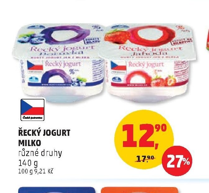 Řecký jogurt Milko