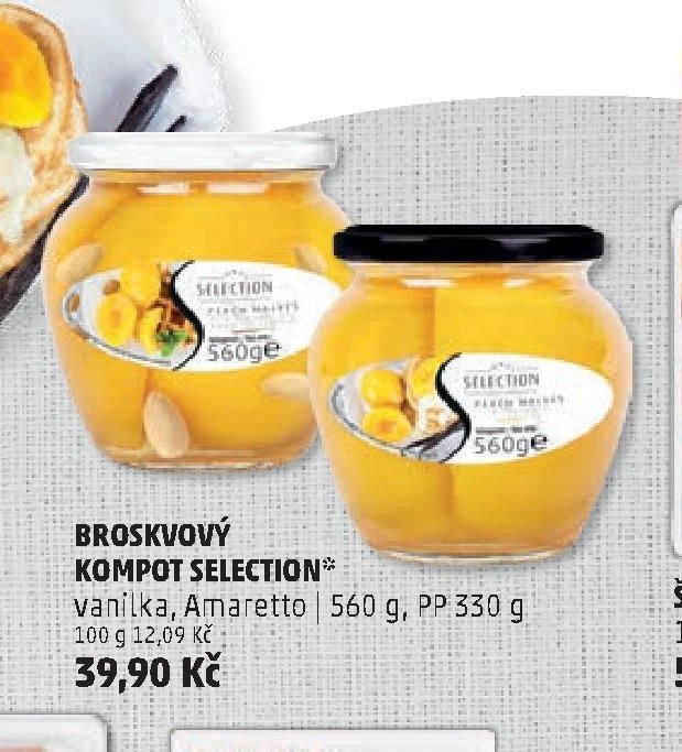 BROSKVOVÝ KOMPOT SELECTION