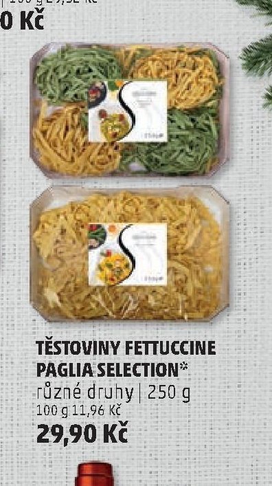 TĚSTOVINY FETTUCCINE PAGLIA SELECTION