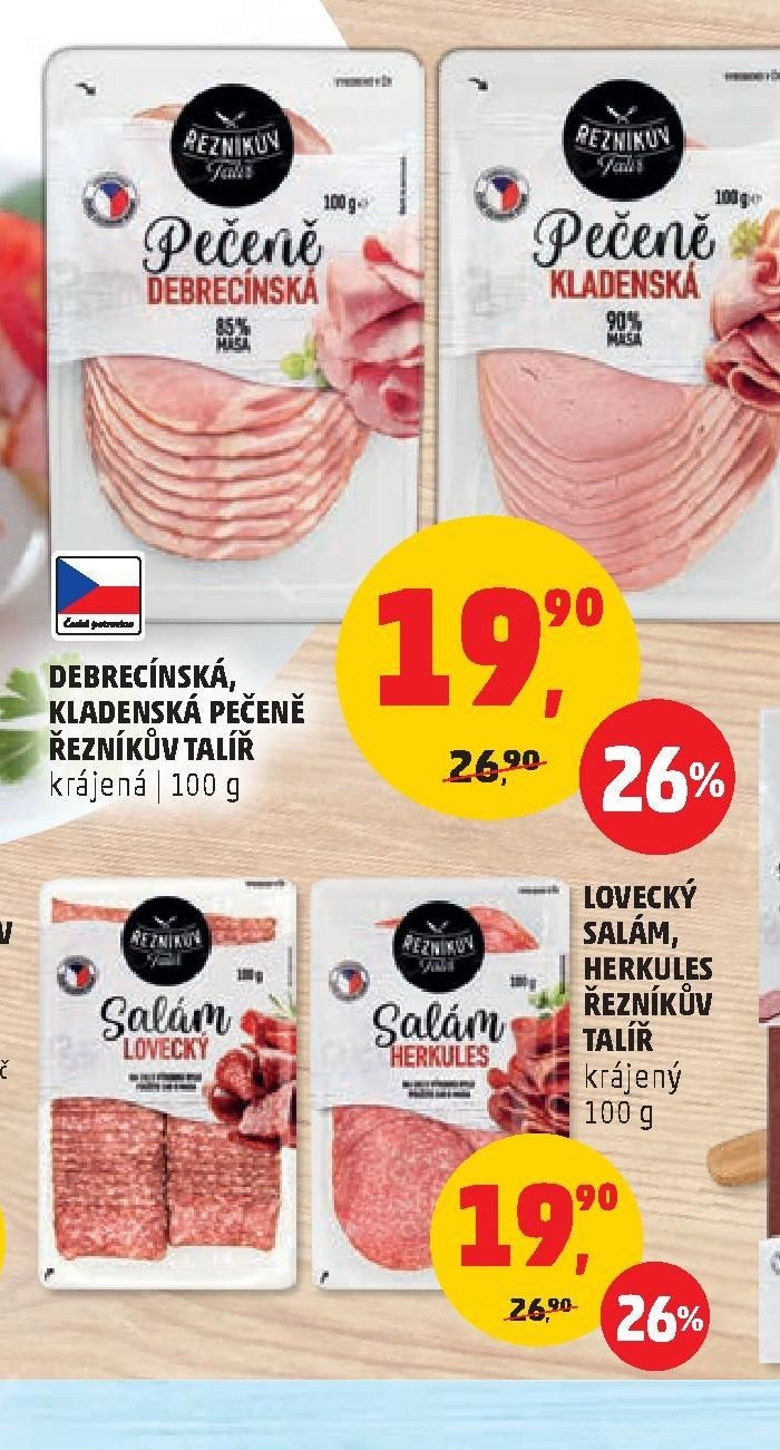 Debrecínská, Kladenská pečeně Řezníkův talíř