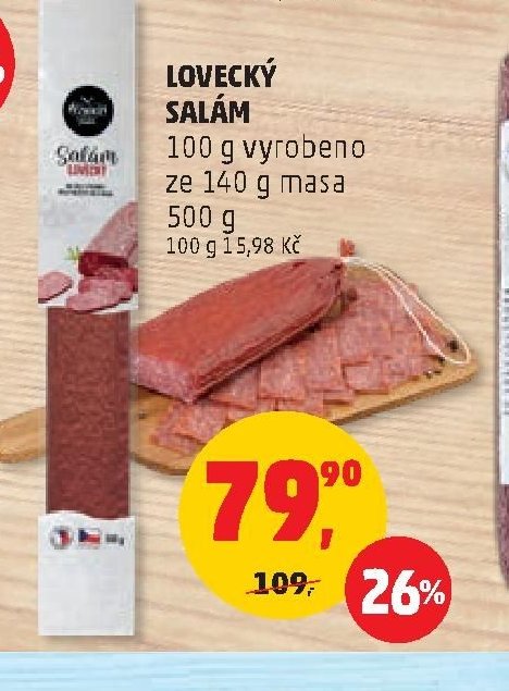 Lovecký salám Řezníkův talíř