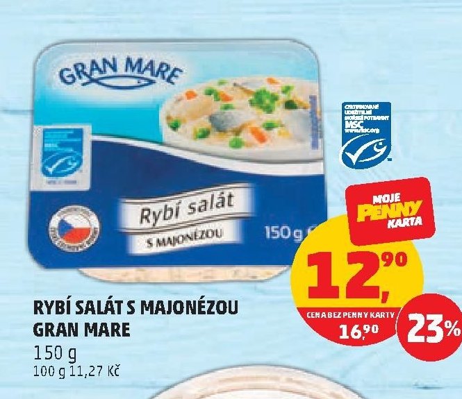 Rybí salát s majonézou Gran Mare