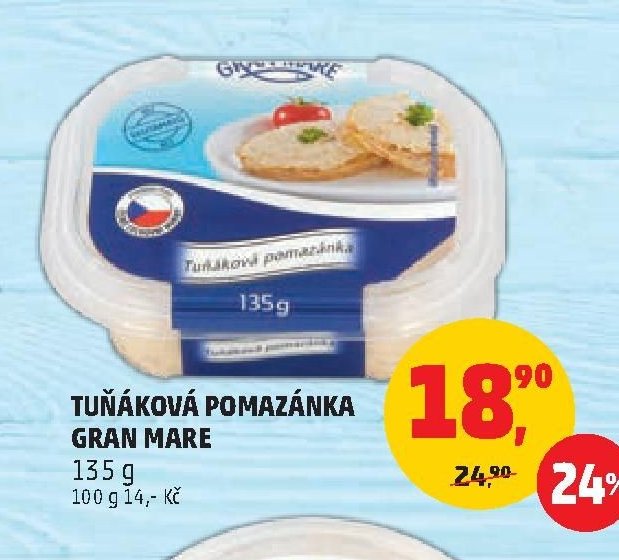 Tuňáková pomazánka Gran Mare