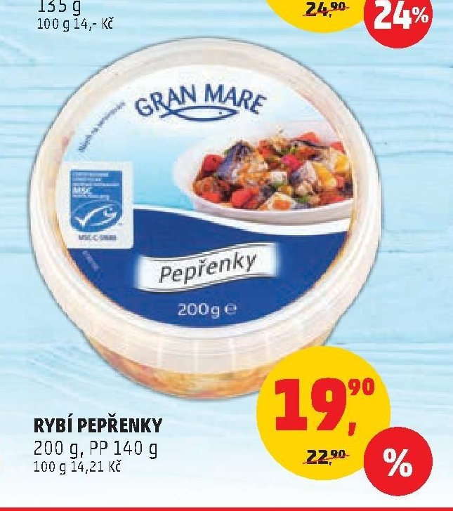 Rybí pepřenky Gran Mare