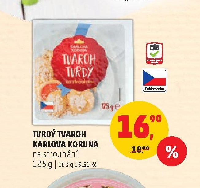 TVRDÝ TVAROH KARLOVA KORUNA