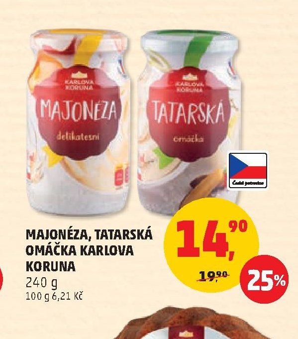 MAJONÉZA, TATARSKÁ OMÁČKA KARLOVA KORUNA