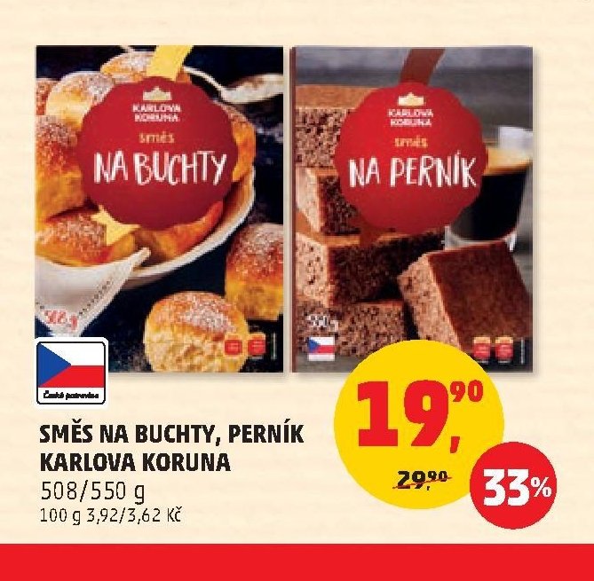 SMĚS NA BUCHTY, PERNÍK KARLOVA KORUNA