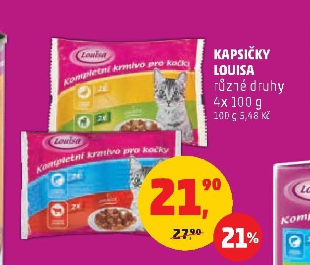 KAPSIČKY LOUISA různé druhy 4x 100 g