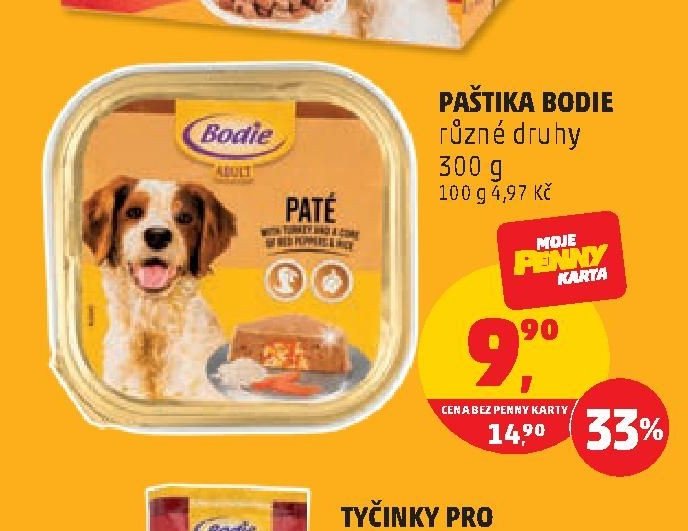 PAŠTIKA BODIE různé druhy 300 g