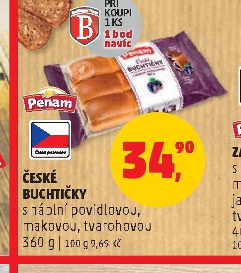 Penam České buchtičky 360 g