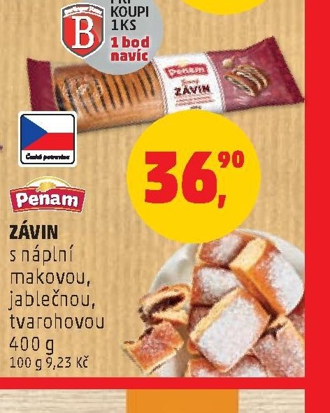 Penam Závin s náplní 400 g