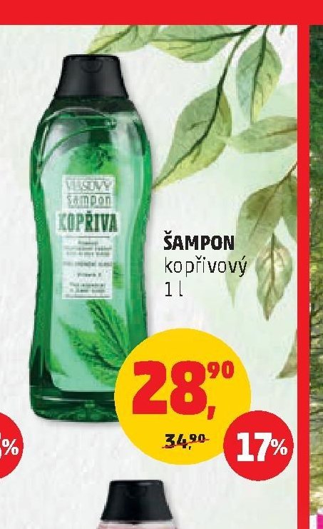 ŠAMPON kopřivový 1 l