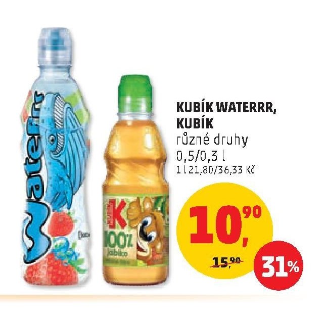 Kubík Waterrr, Kubík 0,5/0,3 l