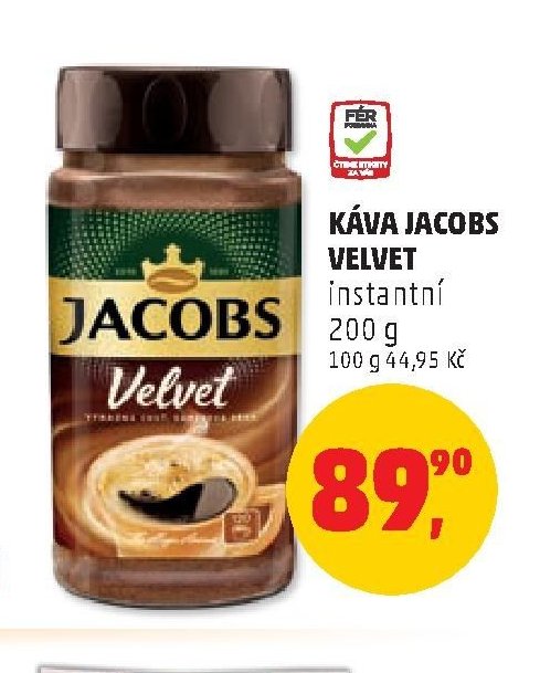 Káva Jacobs Velvet 200 g