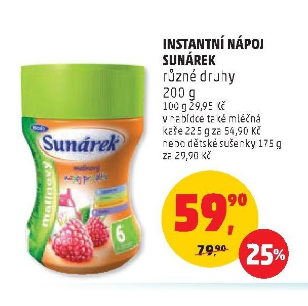 INSTANTNÍ NÁPOJ SUNÁREK 200 g