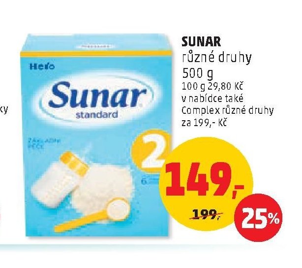 SUNAR různé druhy 500 g