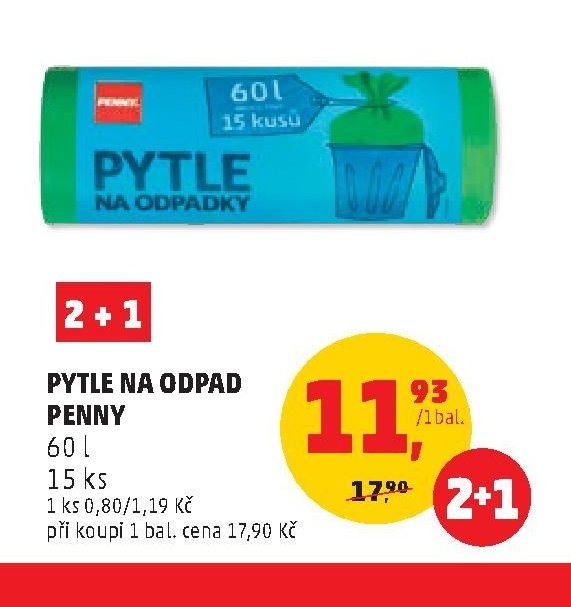 PYTLE NA ODPAD PENNY 60 l