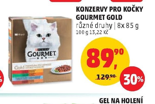 Konzervy pro kočky Gourmet Gold
