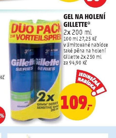 Gel na holení Gillette