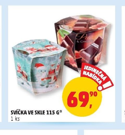 Svíčka ve skle 115 g