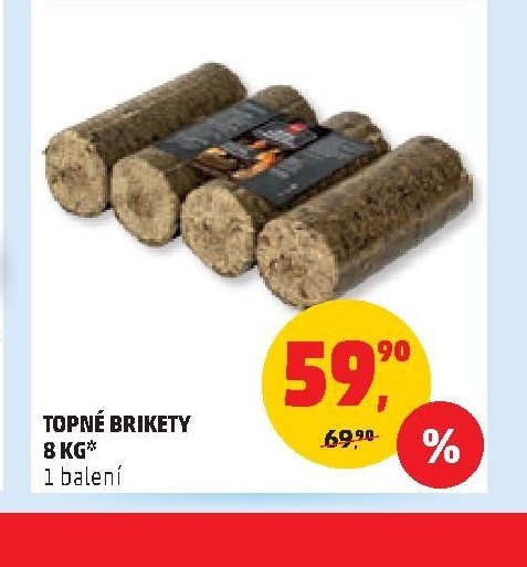 Topné brikety 8 kg