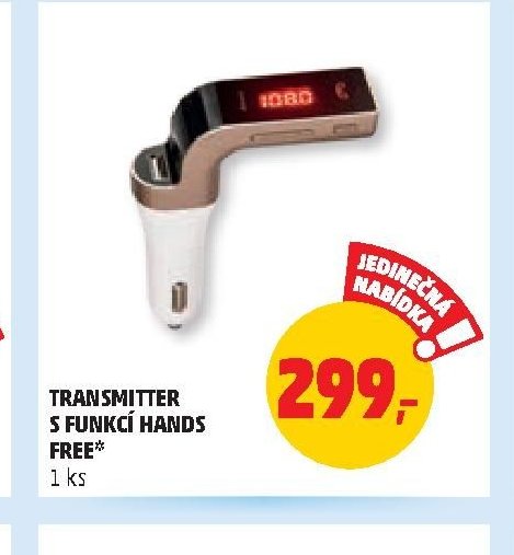 TRANSMITTER S FUNKCÍ HANDS FREE