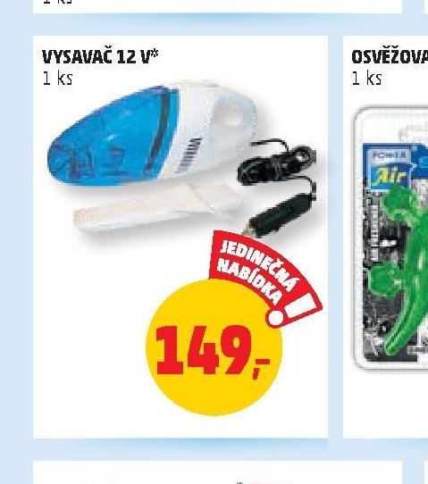 VYSAVAČ 12 V