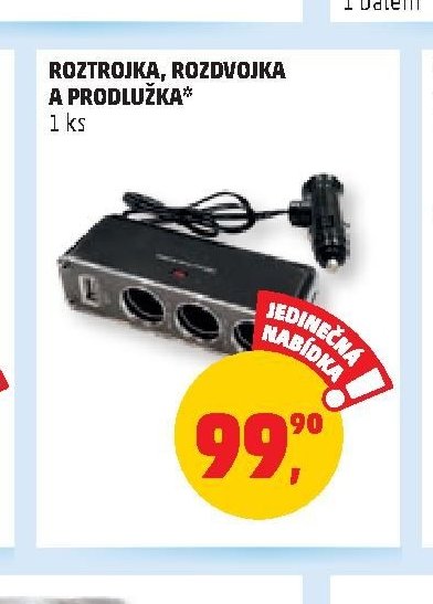 ROZTROJKA, ROZDVOJKA A PRODLUŽKA