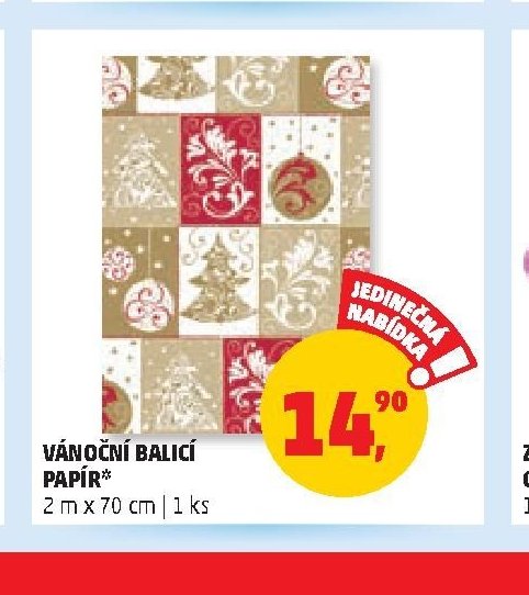 VÁNOČNÍ BALICÍ PAPÍR*
