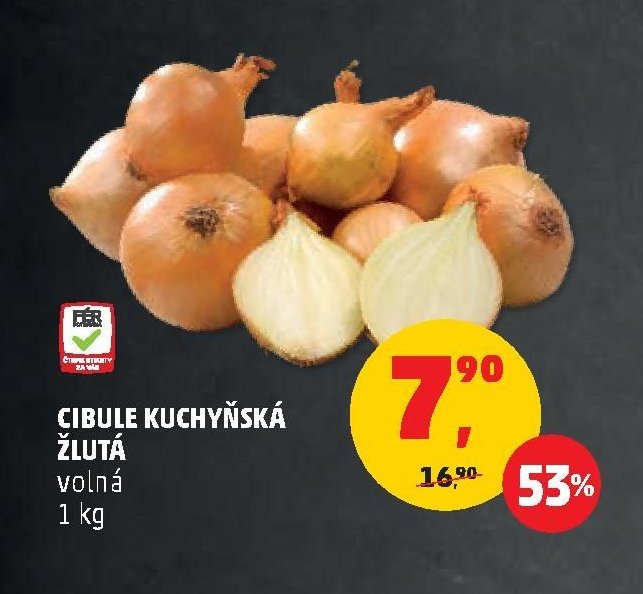 Cibule kuchyňská žlutá