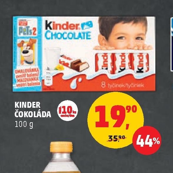 Kinder čokoláda 100 g
