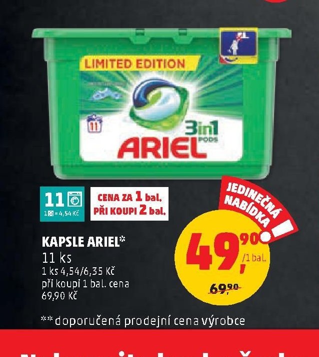 Kapsle Ariel 11 ks