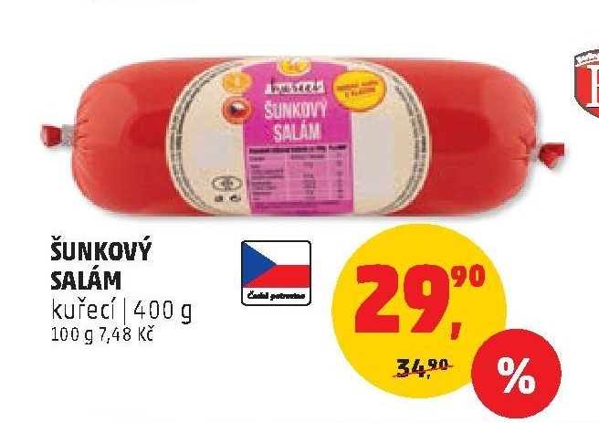 ŠUNKOVÝ SALÁM kuřecí