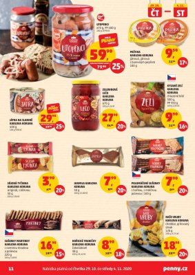 akční leták Penny Market 29.10.2020-4.11.2020