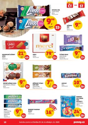 akční leták Penny Market 29.10.2020-4.11.2020