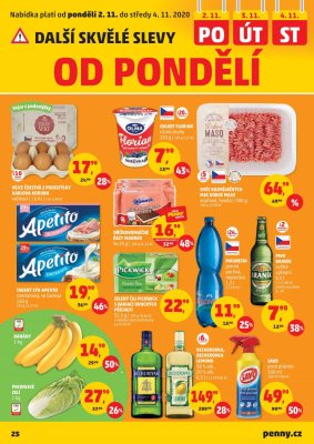 akční leták Penny Market 29.10.2020-4.11.2020