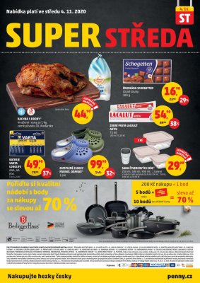 akční leták Penny Market 29.10.2020-4.11.2020