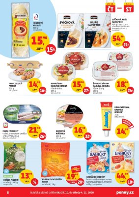 akční leták Penny Market 29.10.2020-4.11.2020