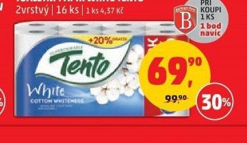 Toaletní papír White Tento