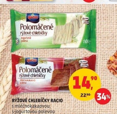 RÝŽOVÉ CHLEBÍČKY RACIO