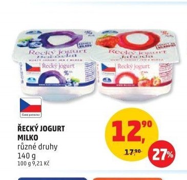 Řecký jogurt Milko