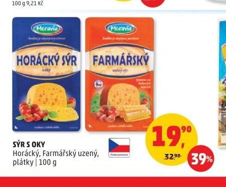 Sýr s oky Horácký, Farmářský uzený