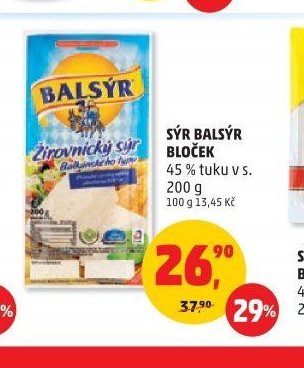 Sýr Balsýr bloček