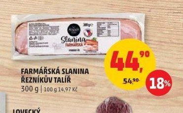 Farmářská slanina Řezníkův talíř