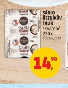 Sádlo Řezníkův talíř škvařené
